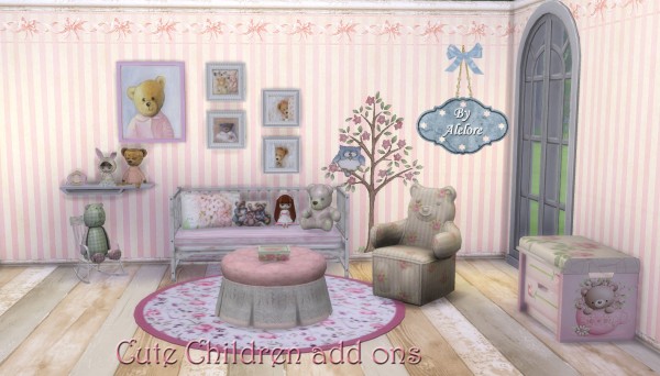  Alelore Sims 4: Children room add on