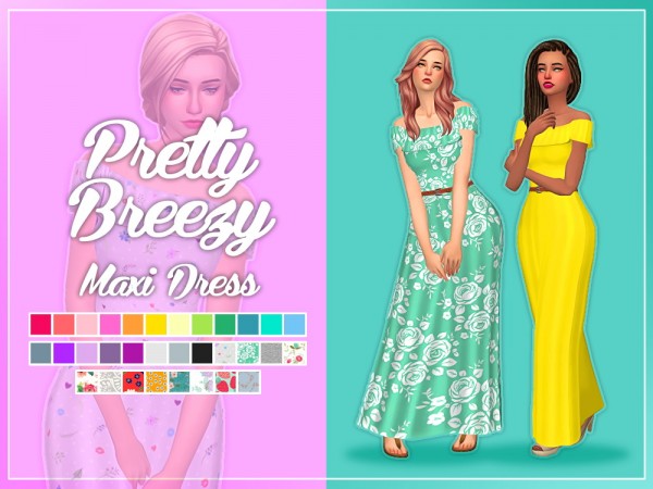  Nolan Sims: Pretty Breezy Maxi Dress