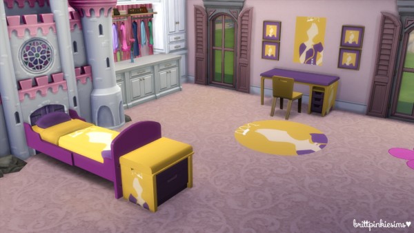  Brittpinkiesims: Disney Princess Bedroom Set 2.0