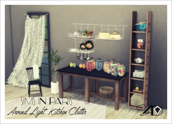  Sims 4 Designs: Around Light Kitchen Clutter