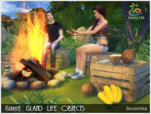  Sims by Severinka: Island Life objects