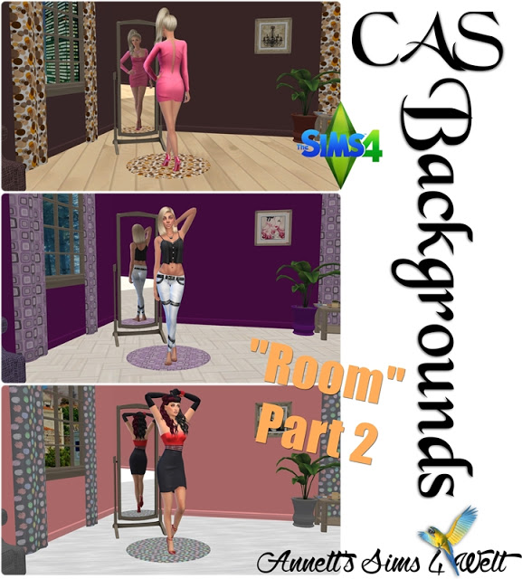 Annett`s Sims 4 Welt: CAS Backgrounds Room Part 2