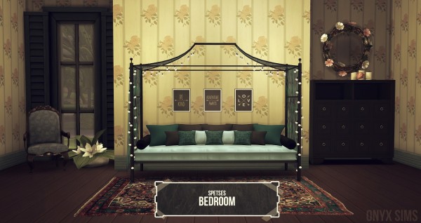  Onyx Sims: The Spetses Bedroom