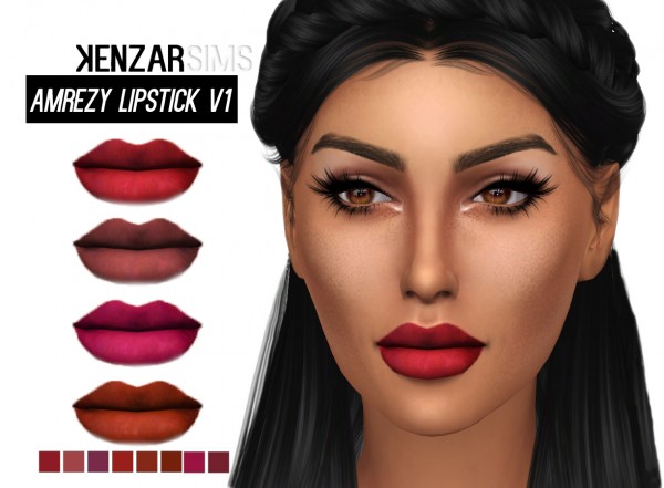  Kenzar Sims: Amrezy Lipstick V1&V2
