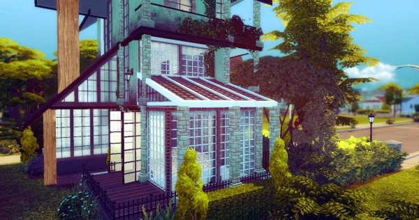  Sims4Luxury: Old townhouse (empty)
