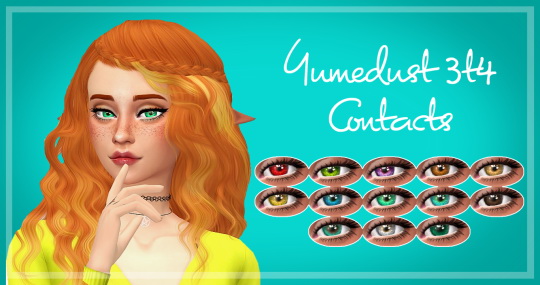  Simsworkshop: Yumedust Eyelove converted from TS3 to TS4