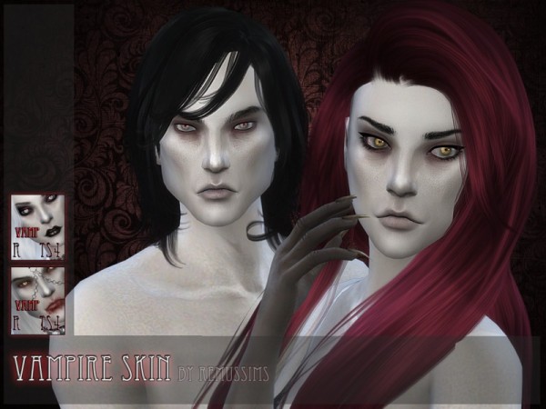  The Sims Resource: Vampire Skin   both genders by Remus Sirion