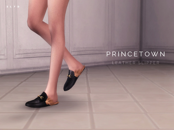  The Sims Resource: Princetown Leather Slipper by SLYD