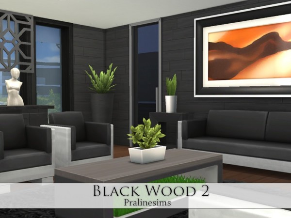  The Sims Resource: Black Wood 2 by Pralinesims