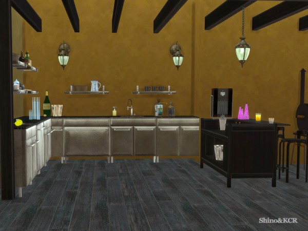  The Sims Resource: Outdoor 2016 Grill and Bar by ShinoKCR