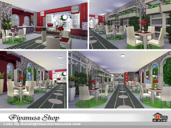  The Sims Resource: Piyanusa Shop by Autaki