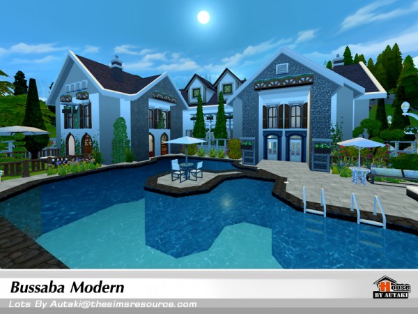  The Sims Resource: Bussaba Modern House by Autaki
