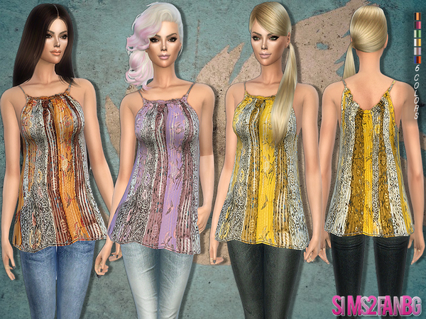  The Sims Resource: 181   Printed tunic by sism2fanbg