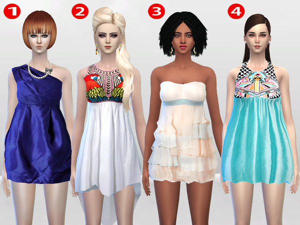  The Sims Resource: Dress Gift Set II by McLayneSims