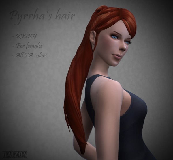  Rumoruka Raizon: Pyrrha hair