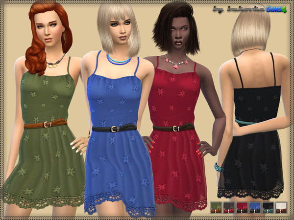  The Sims Resource: Sundress & Lace by bukovka