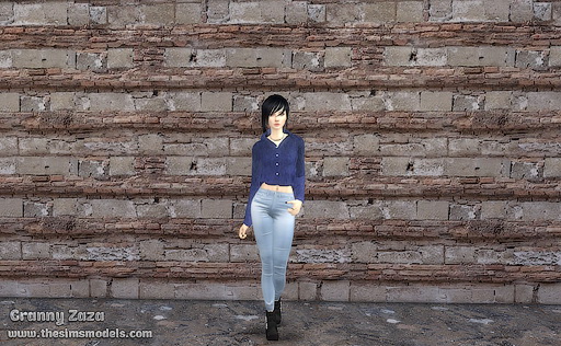  The Sims Models: Granny Zaza`s Walls