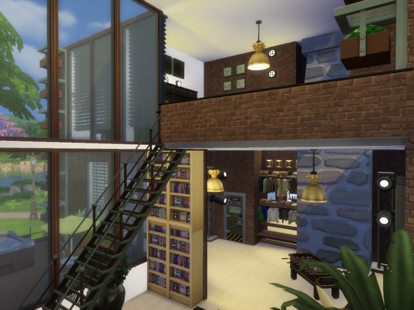  The Sims Resource: Floral loft by Danuta720