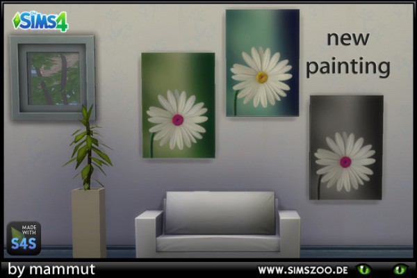  Blackys Sims 4 Zoo: Easy paintings 2 by mammut