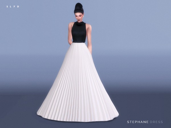  The Sims Resource: Stephane Dress by SLYD
