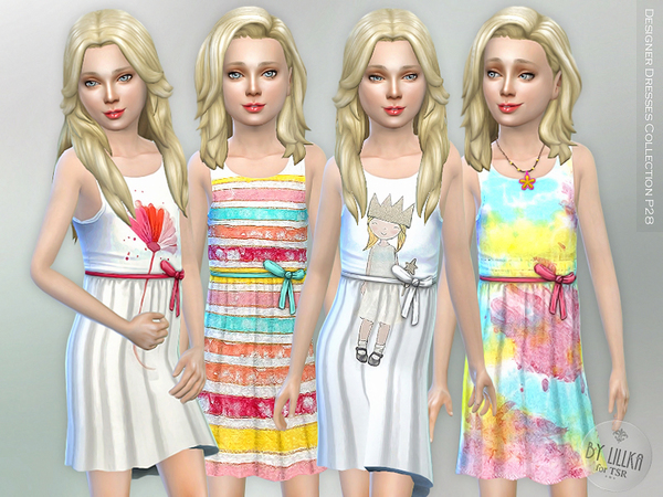  The Sims Resource: Designer Dresses Collection P28 by lillka