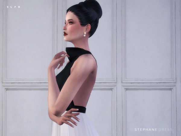  The Sims Resource: Stephane Dress by SLYD