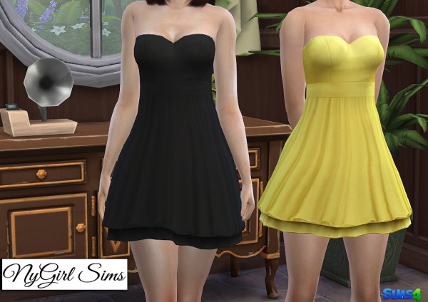  NY Girl Sims: Layered Sweetheart Sundress