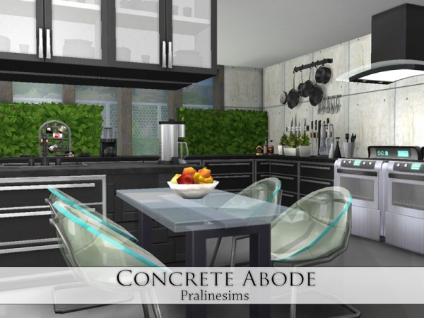  The Sims Resource: Concrete Abode by Pralinesism