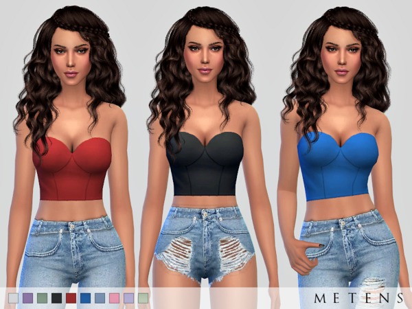  The Sims Resource: Outlaw Top by Metens