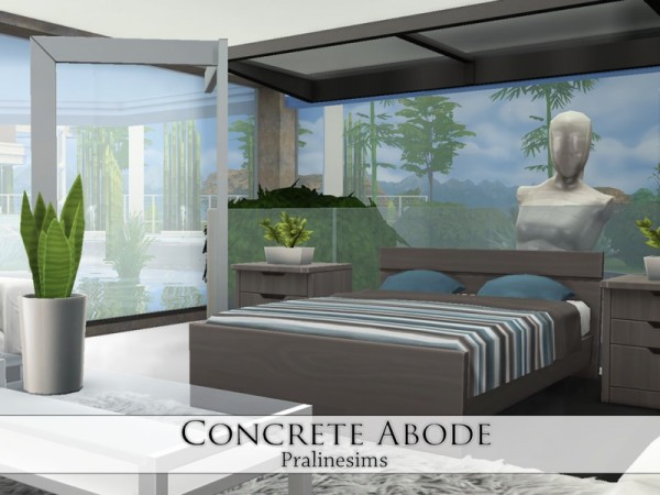  The Sims Resource: Concrete Abode by Pralinesism