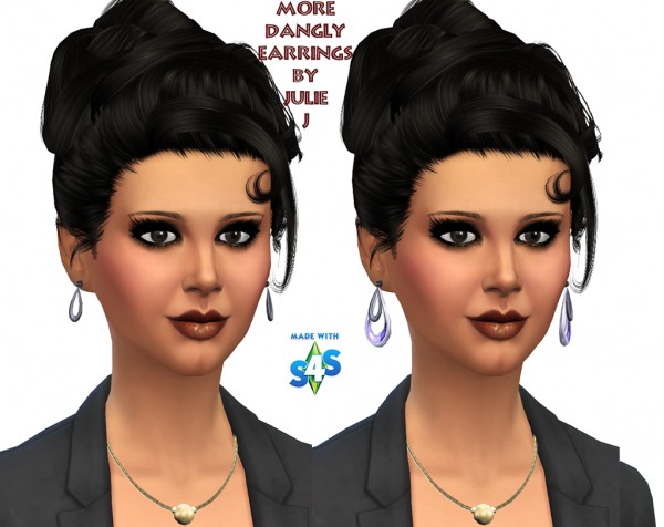  Simsworkshop: More Dangly Earrings by Julie J