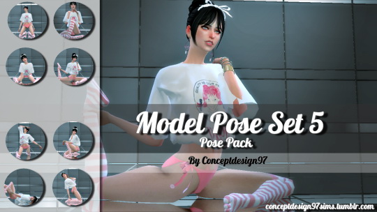  Simsworkshop: Model Pose Set 5 by ConceptDesign97