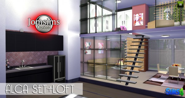  Jom Sims Creations: Alca set and loft