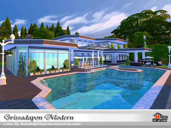  The Sims Resource: Grissadapon Modern house by Autaki