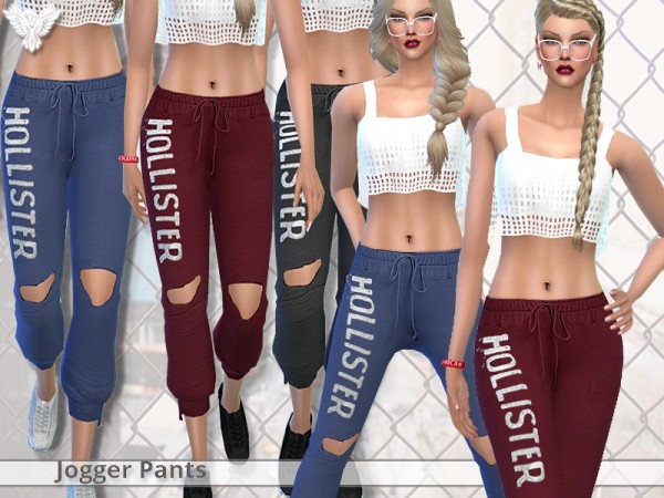 The Sims Resource: Realistic Jogger Pants by Pinkzombiecupcakes • Sims ...