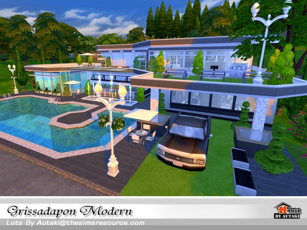  The Sims Resource: Grissadapon Modern house by Autaki