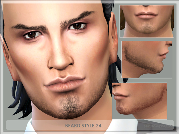  The Sims Resource: Beard Style 24 by Serpentrogue