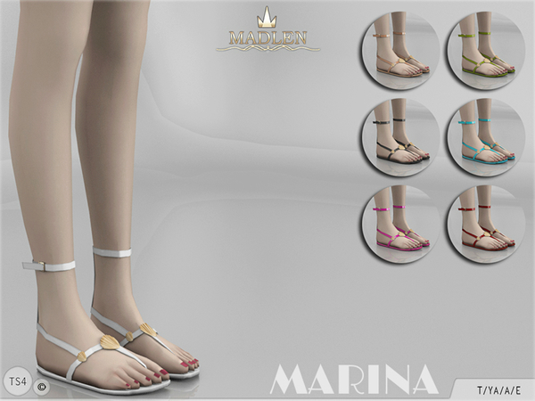  The Sims Resource: Madlen Marina Shoes by MJ95