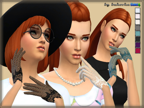  The Sims Resource: Lace Gloves by Bukovka