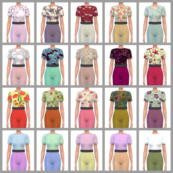  Simsworkshop: Animal Jumpsuit Recolors by Maimouth