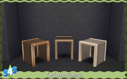  La Luna Rossa Sims: Modern side table