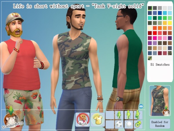  Simsworkshop: Life is short without sport    Male Clothes