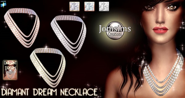  Jom Sims Creations: Diamant dream necklace