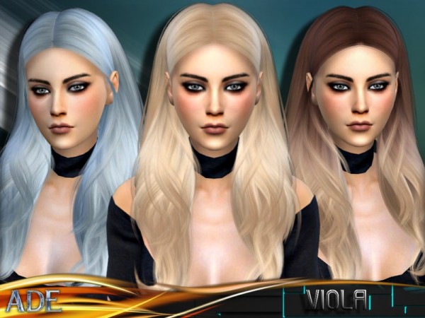  The Sims Resource: Ade   Viola hairstyle