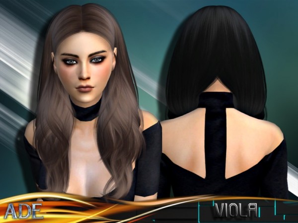  The Sims Resource: Ade   Viola hairstyle