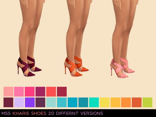  Simsworkshop: Kharis Shoes by midnightskysims