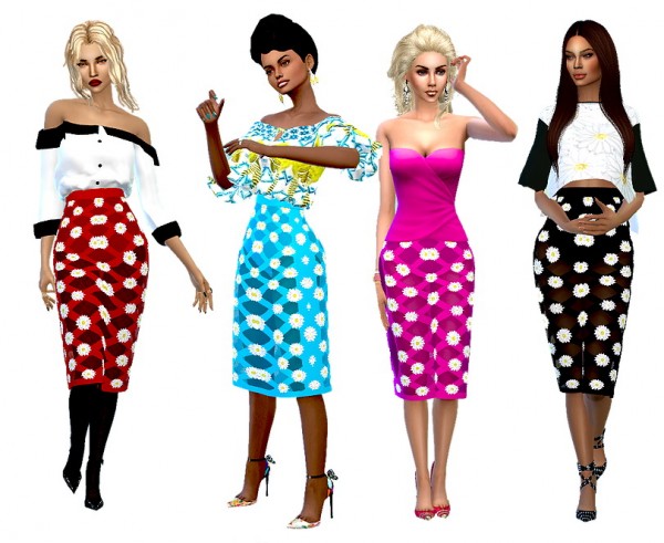  Dreaming 4 Sims: Daisy skirt