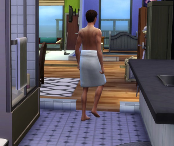  Mod The Sims: Change Into Towel Everywhere  by Shimrod101