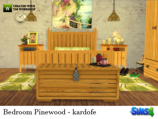  The Sims Resource: Bedroom Pinewood by Kardofe
