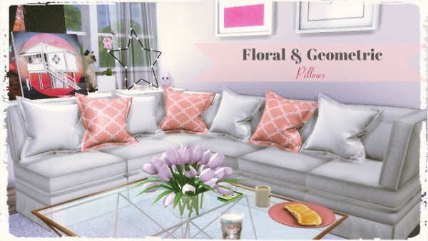 Dinha Gamer: Floral & Geometric Pillows